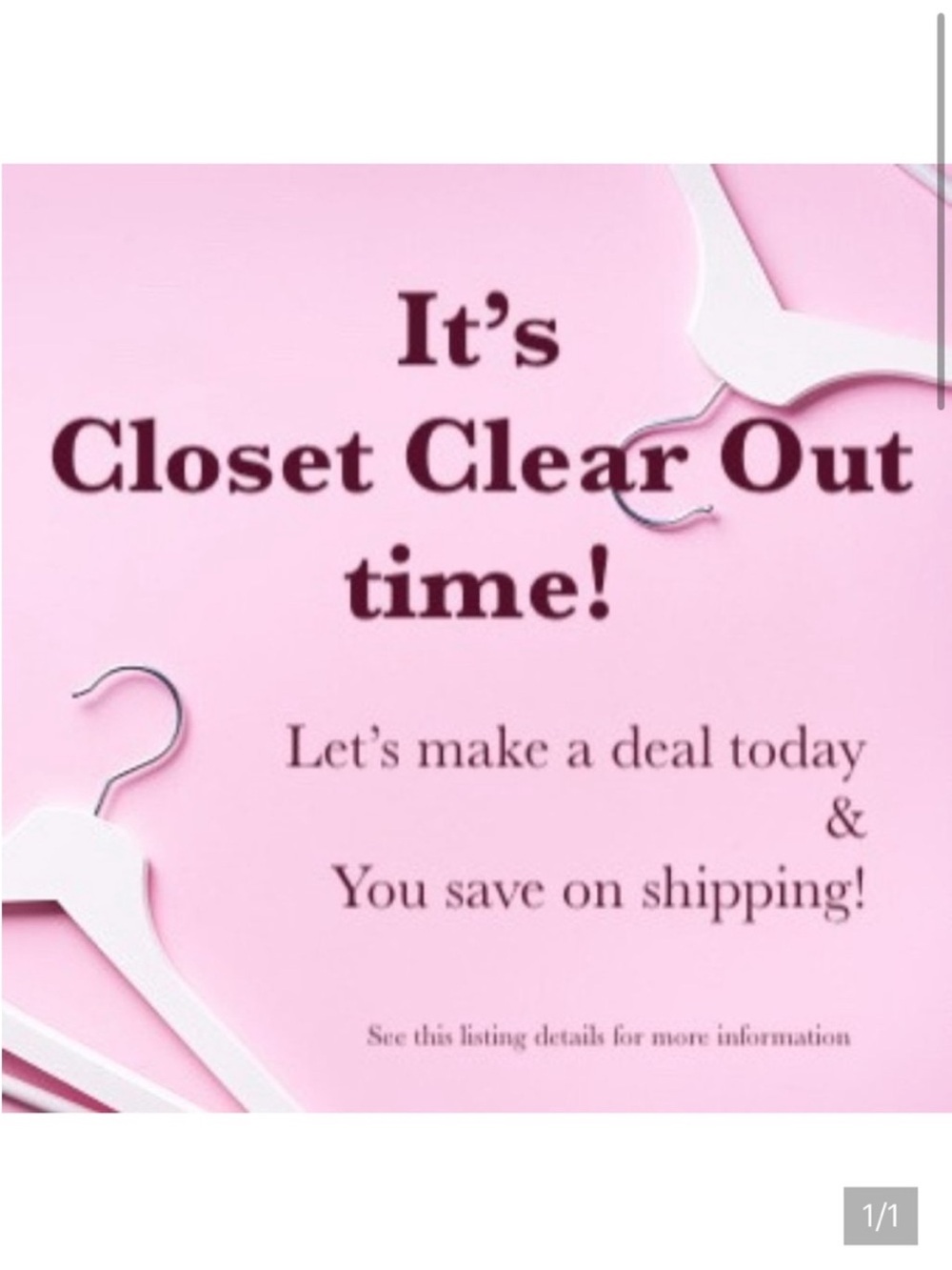 Closet Clear out - Aug 27